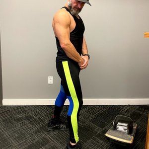 Nike spandex compression running tights